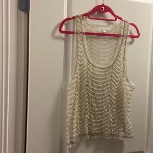 Sheer beaded Pearl shell